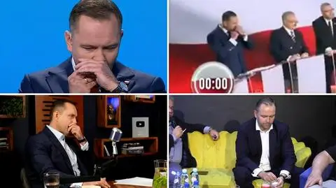 Karol Nawrocki twierdzi, że podczas debaty z Rafałem Trzaskowskim "wziął woreczek nikotynowy"