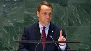 Sikorski w ONZ o Putinie: to autokrata i zbrodniarz wojenny