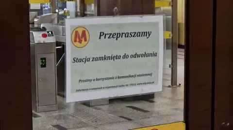 Sytuacja na stacji metra Służew